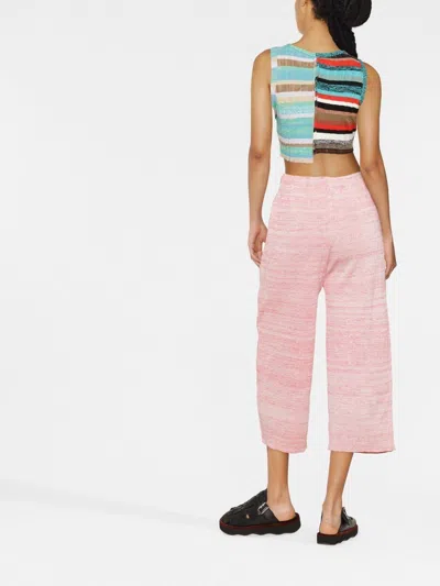 Vitelli Marl-knit Cropped Trousers