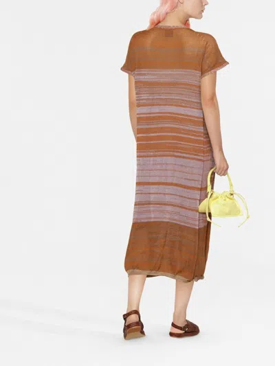 Vitelli Calves Knitted Kaftan Sunset Plain