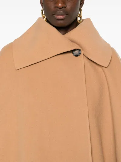 Shop Chloé Chloè Wool And Cashmere Blend Midi Coat