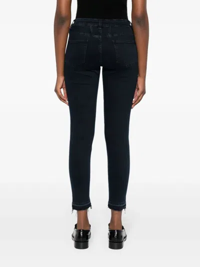 Closed Baker Mid-rise Skinny Jeans In Black