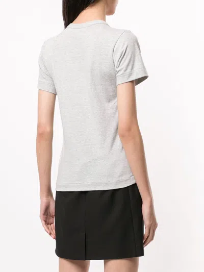 Comme Des Garçons Play Logo-print Crew Neck T-shirt