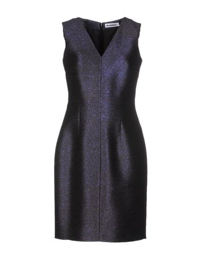 Jil Sander Short Dress In Purple