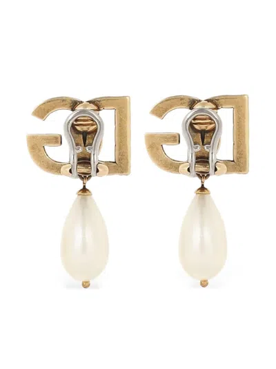 Shop Dolce & Gabbana Dg Drop Earrings