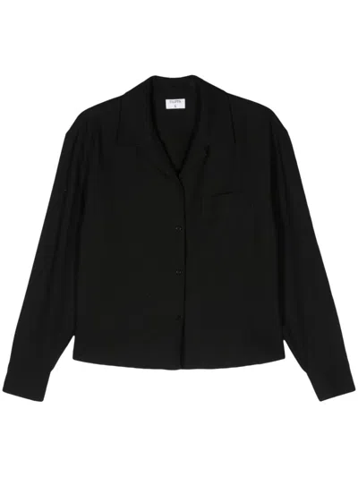 Filippa K Sourced Crepe Cropped Shirt Clothing