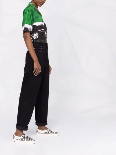 Golden Goose Logo-patch Straight-leg Trousers