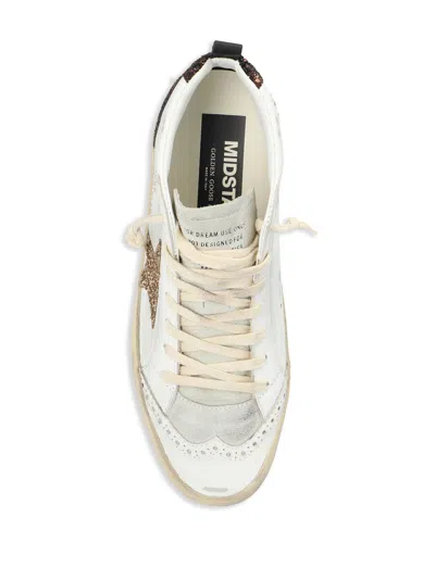 Golden Goose Mid Star Glitter-detail Sneakers