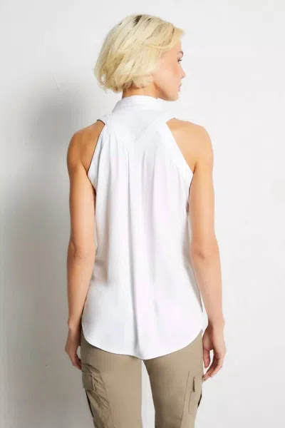 Anatomie Elise Women's Sleeveless Top In White In White