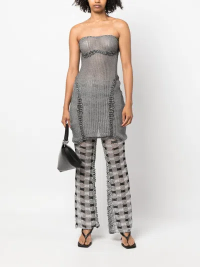 Isa Boulder Crochet Knit Dress