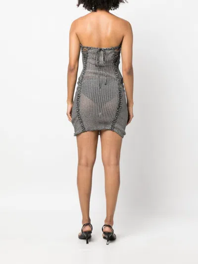 Isa Boulder Crochet Knit Dress