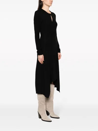 Isabel Marant A Medium-length Dress With Keyhole Collar