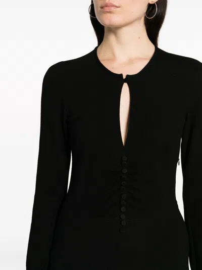 Isabel Marant A Medium-length Dress With Keyhole Collar