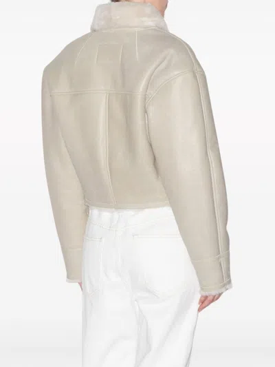 Isabel Marant Eriana Shearling-trimmed Leather Jacket