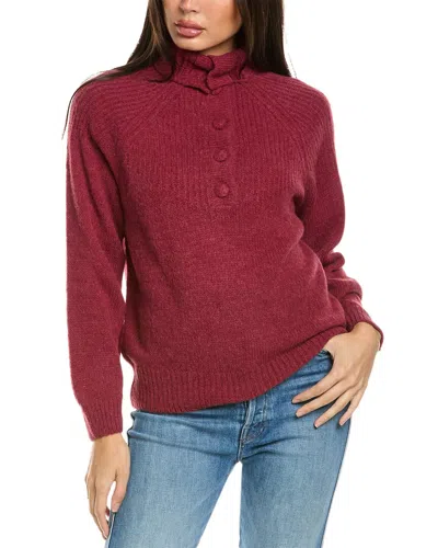 Nation Ltd Tobi Alpaca-blend Sweater In Red