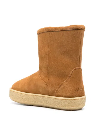 Isabel Marant Woman Ankle Boots Camel Size 7 Calfskin