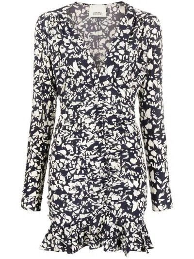 Isabel Marant 'lara' Printed Silk Mini Dress