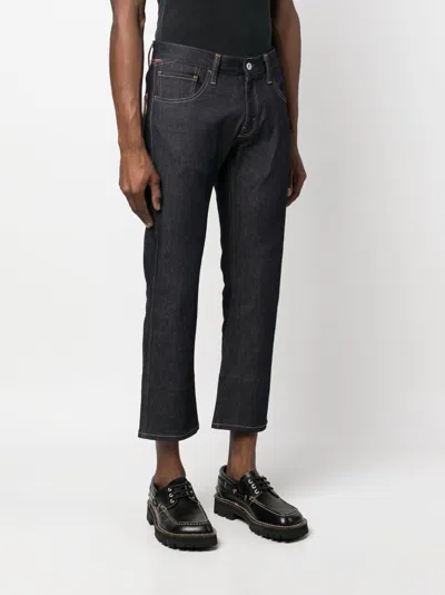 Junya Watanabe Graphic Print Denim Trousers