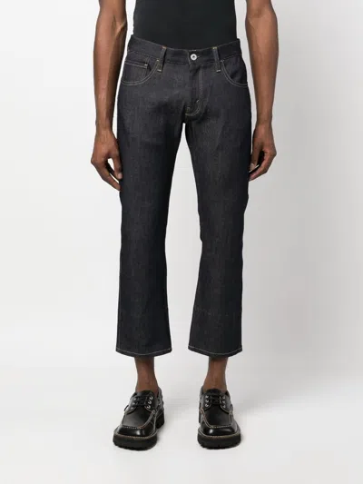Junya Watanabe Graphic Print Denim Trousers