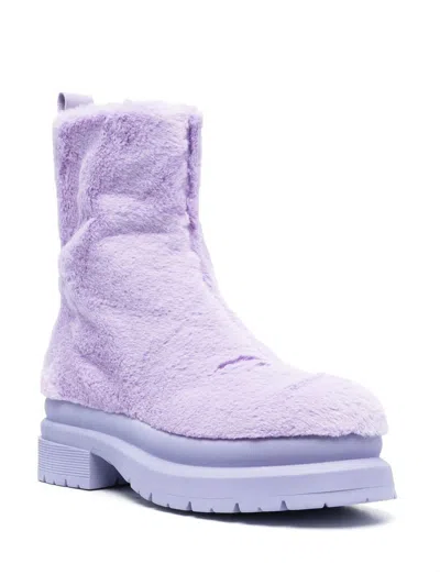 Jw Anderson Faux Fur Ankle Boots
