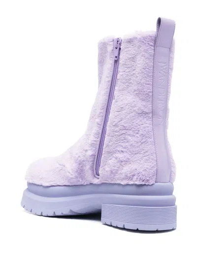 Jw Anderson Faux Fur Ankle Boots