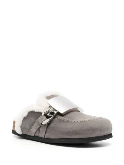 Shop Jw Anderson Shearling Gourmet Loafer