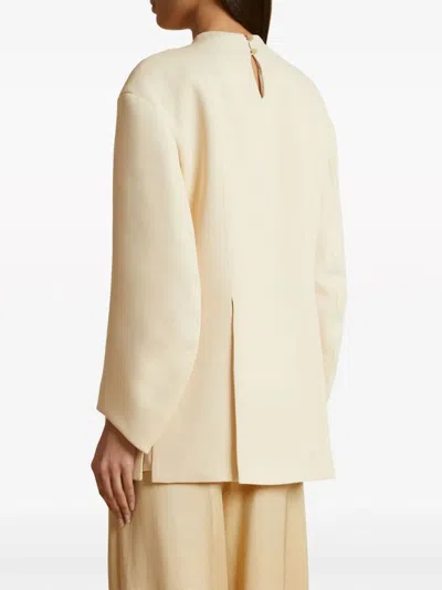 Khaite The Mahni Slit-detail Blouse