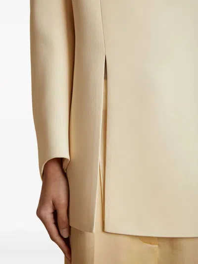 Khaite The Mahni Slit-detail Blouse