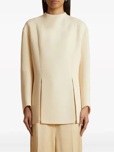Khaite The Mahni Slit-detail Blouse