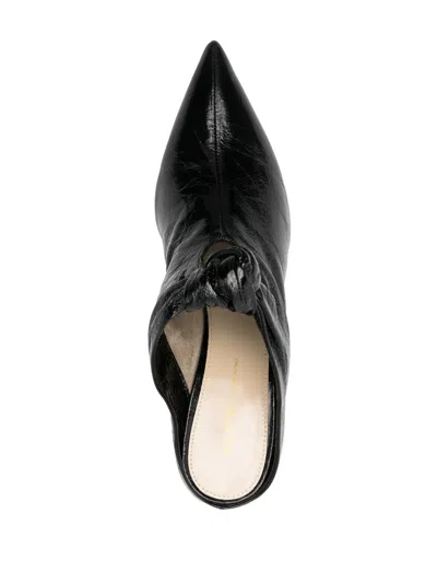 Khaite Rowan Leather Mules