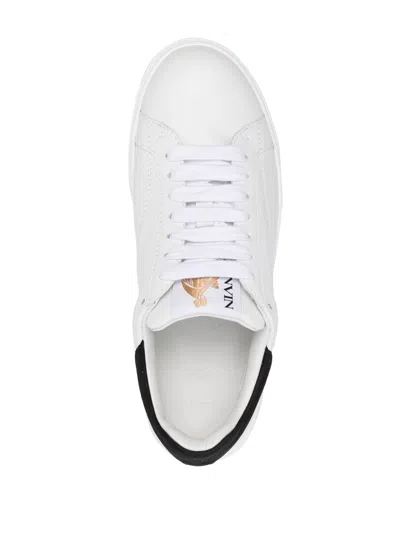 Lanvin Ddb0 Sneaker With Contrasted Embroideries