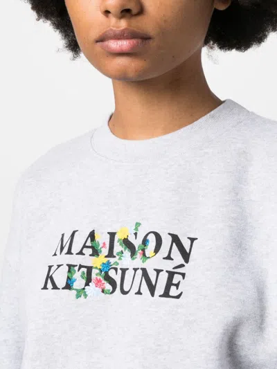 Maison Kitsuné Logo-print Cotton Sweatshirt