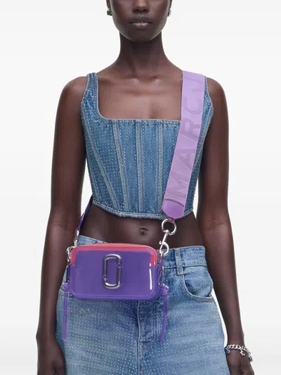 Marc Jacobs Women Lilac Pvc The Snapshot Crossbody Bag