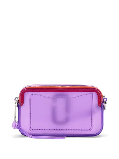 Marc Jacobs Women Lilac Pvc The Snapshot Crossbody Bag