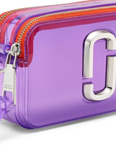 Marc Jacobs Women Lilac Pvc The Snapshot Crossbody Bag