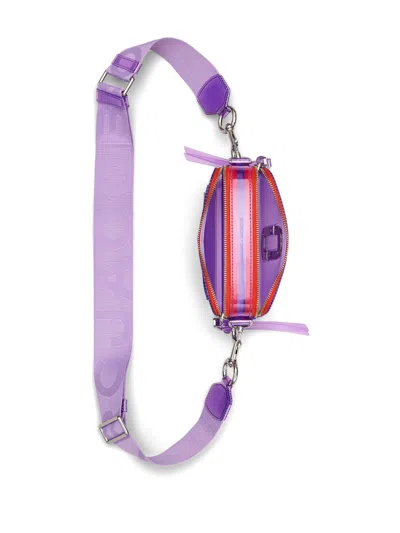 Marc Jacobs Women Lilac Pvc The Snapshot Crossbody Bag