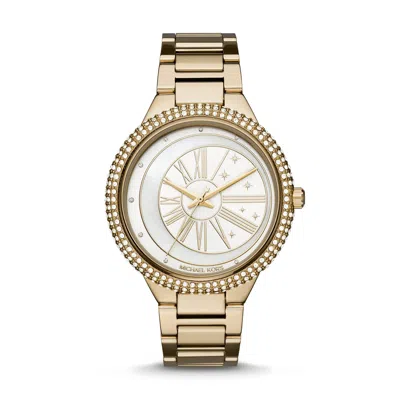 Michael Kors Taryn Mk6550 Women's Gold-tone Quartz 40mm Watch In Gold