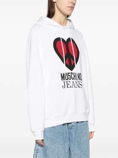 Moschino Graphic Print Cotton Sweatshirt