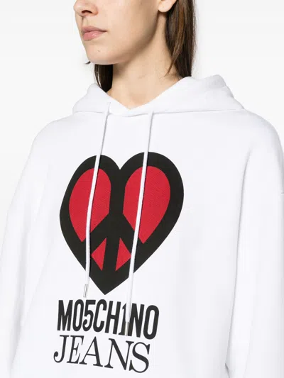 Moschino Graphic Print Cotton Sweatshirt