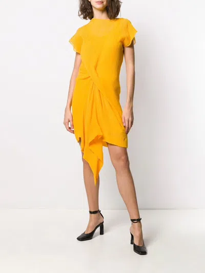 Nina Ricci Draped Front Shift Dress
