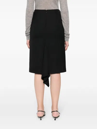 N°21 Ruffle-detail Pencil Skirt