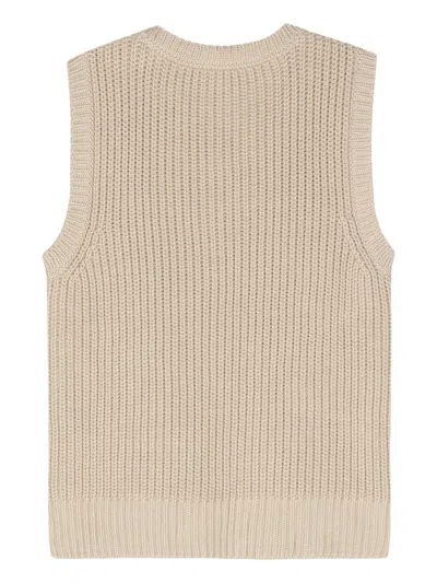 Officine Generale Crew-neck Cotton Vest