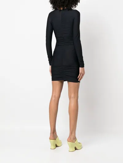 Reina Olga 'master Viper' Minidress In Black