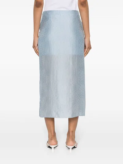 Rodebjer Graziela Floral-embroidered Skirt