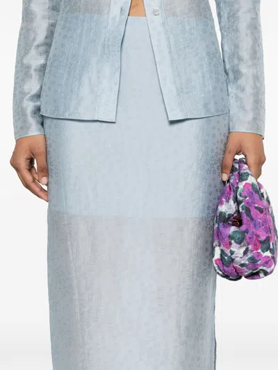 Rodebjer Graziela Floral-embroidered Skirt