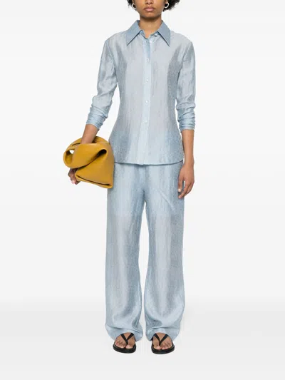 Rodebjer Pressed-crease Straight-leg Trousers