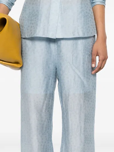 Rodebjer Pressed-crease Straight-leg Trousers