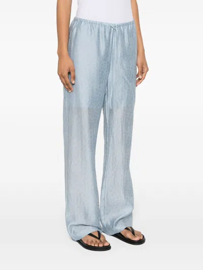 Rodebjer Pressed-crease Straight-leg Trousers