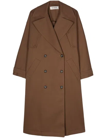 Rohe Róhe Double-layer Trench Coat