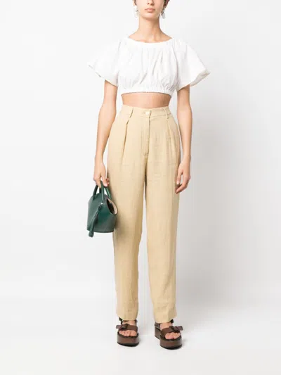 Forte Forte Forte_forte Canvas High Waist Pants Clothing