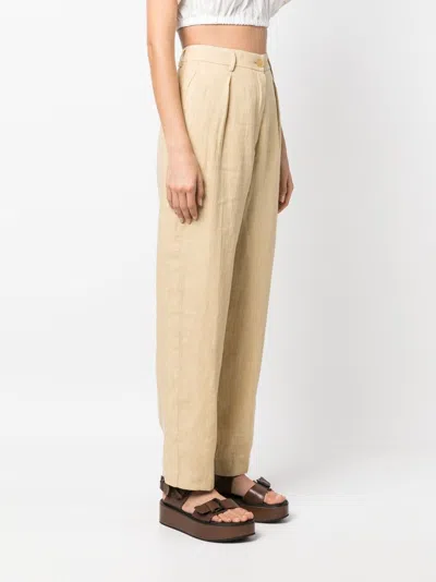 Forte Forte Forte_forte Canvas High Waist Pants Clothing