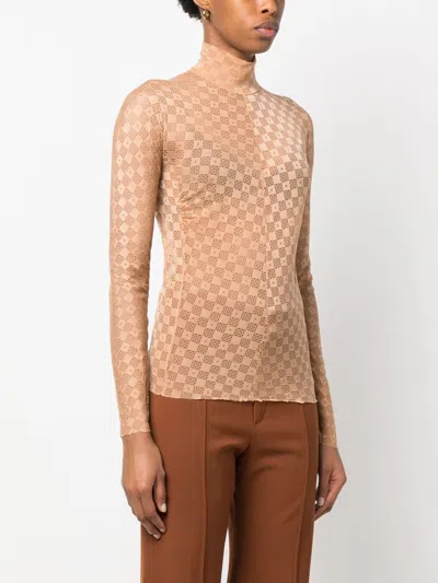 Forte Forte Strong Strong Damier Lace Shirt